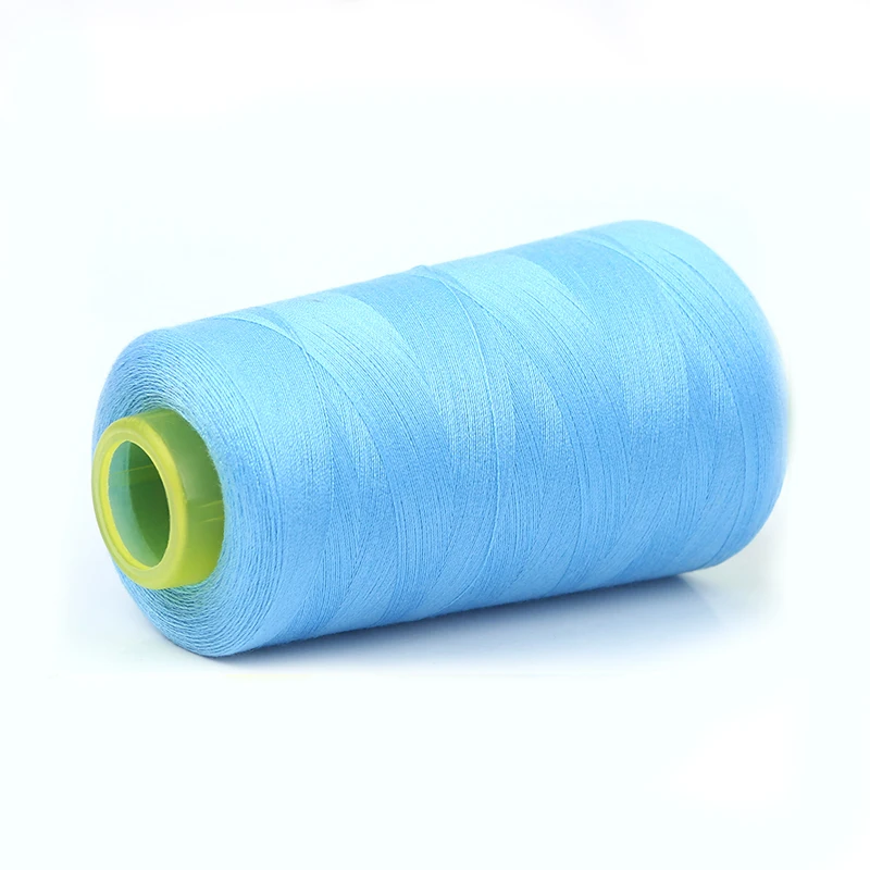 100% хлопчатобумажная швейная нить 40 2 хорошее качество хлопчатобумажная полиэфирная пряжа швейная нить
