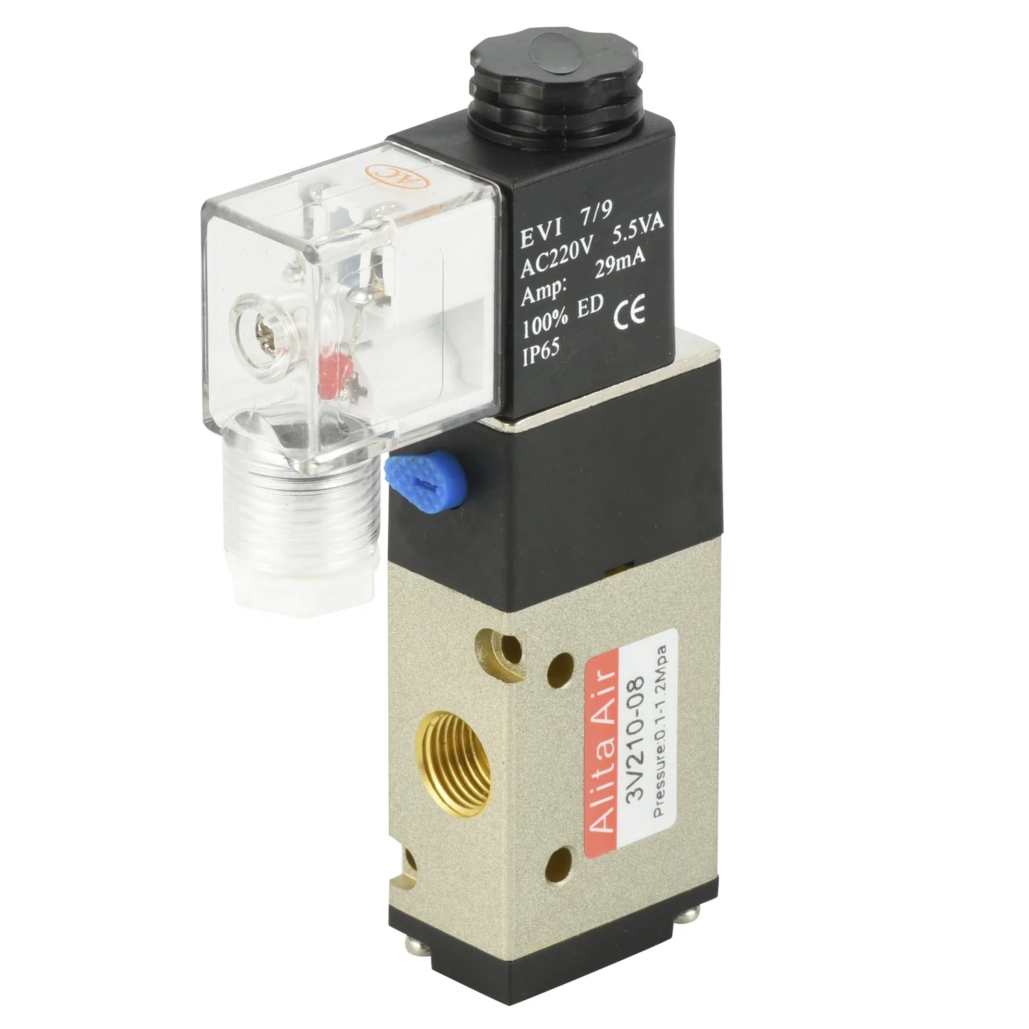 Airtac type 3/2 Way 3V210-08 Pneumatic Air Solenoid Valve