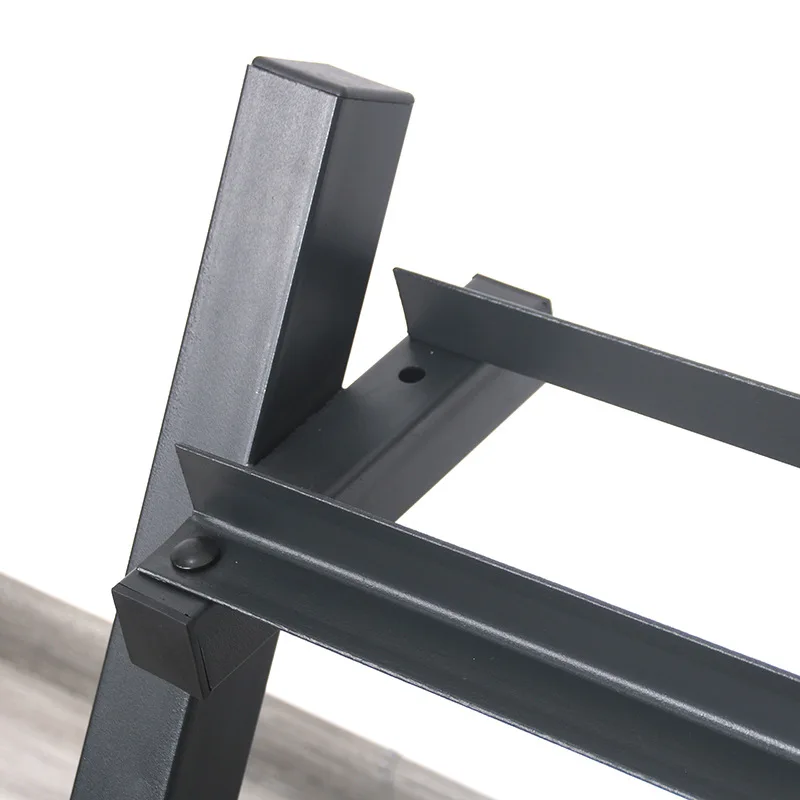 Hot Factory Direct Sale Free Weight Rubber Dumbbell Set Rack 3 Layer Gym Equipement Commercial Dumbbell Rack