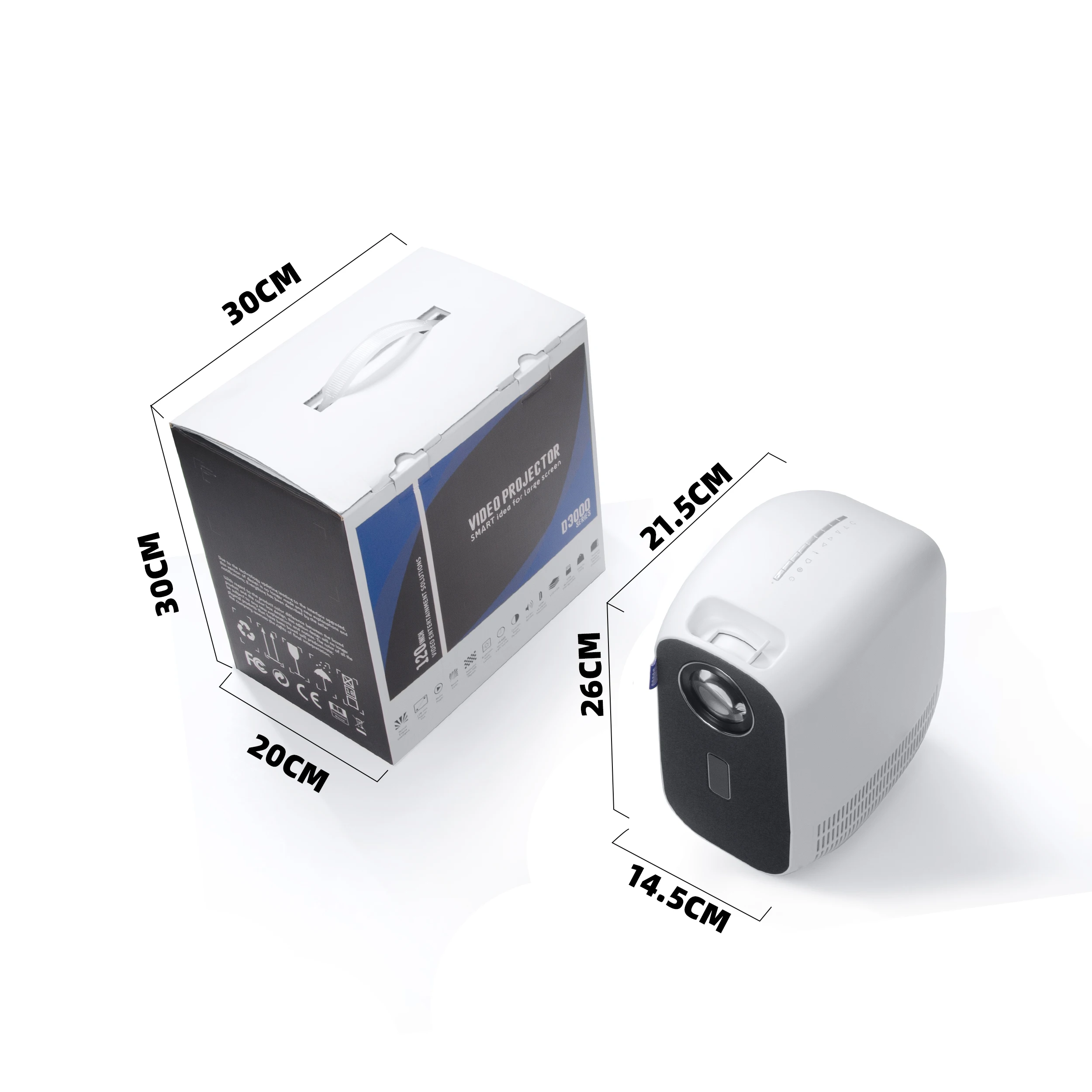 
Vivibright D3000 LCD Video 1080P LED Home Theater Projector Proyector 