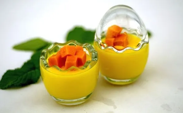 Natural Manufacture Wholesale Fruit Milk Mix 1kg Egg Strawberry Mango Pudding Powder for Children