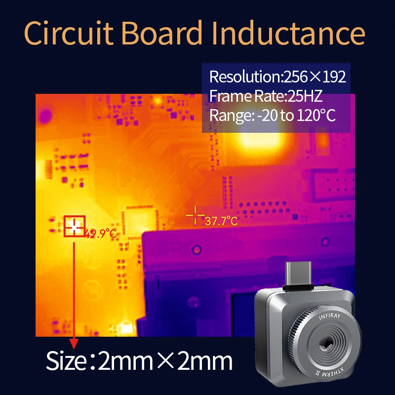 InfiRay T2L Powerful Mobile Phone Infrared Imaging Measuring Thermal Camera Set For Smartphones