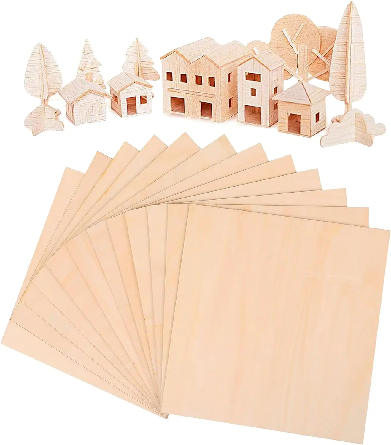 Plywood Perfect for Arts and Crafts School Projects Drawing Painting Wood Engraving Wood Burning Wood Burning and Cutting