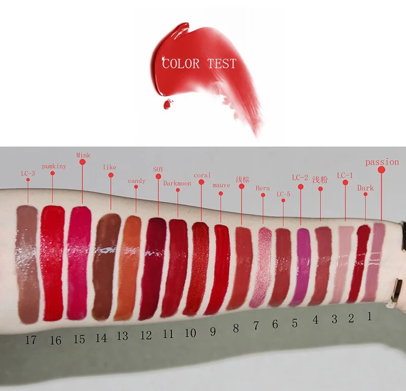 
New Product Hydrating Lip Glaze Lacquer Lip Gloss Moisturizing Gradient Black Tube Liquid Lipstick 