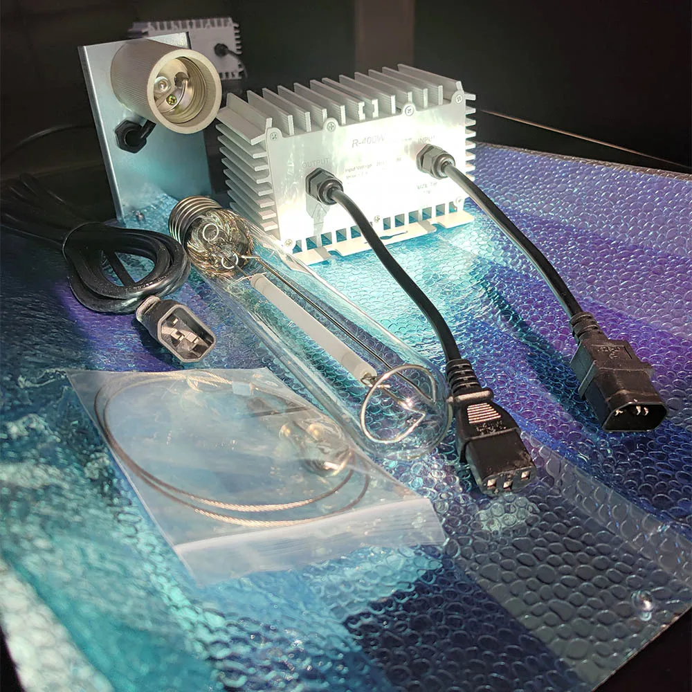 400W HPS kit include 400w ballast bulb reflector and 3m wire used for plant growth