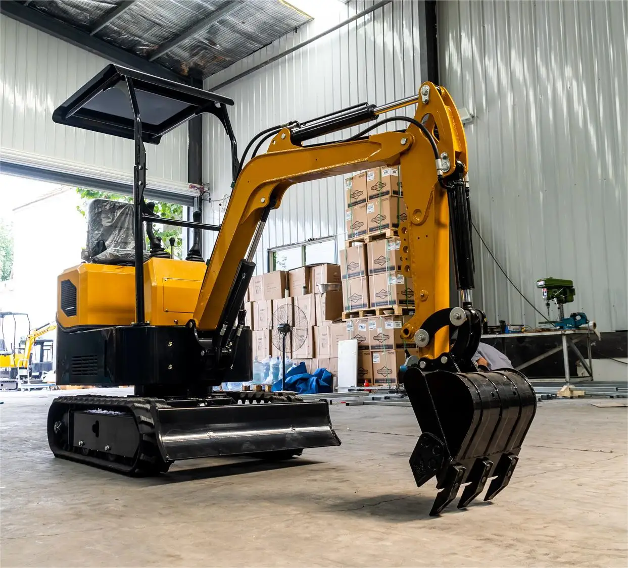 China  mini excavator prices Top Quality Hydraulic Small Digger Crawler import mini excavator  Free Shipping