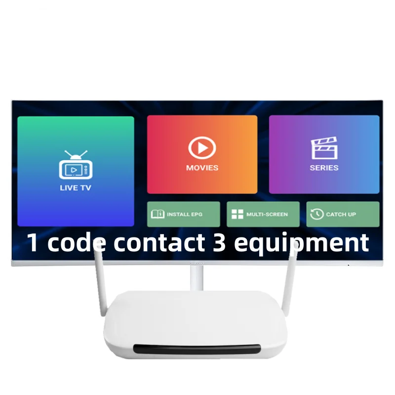 Stable M3U Android Box For 12 Months List IPTV Subscription Free Test 1 Code Contact 3 Device