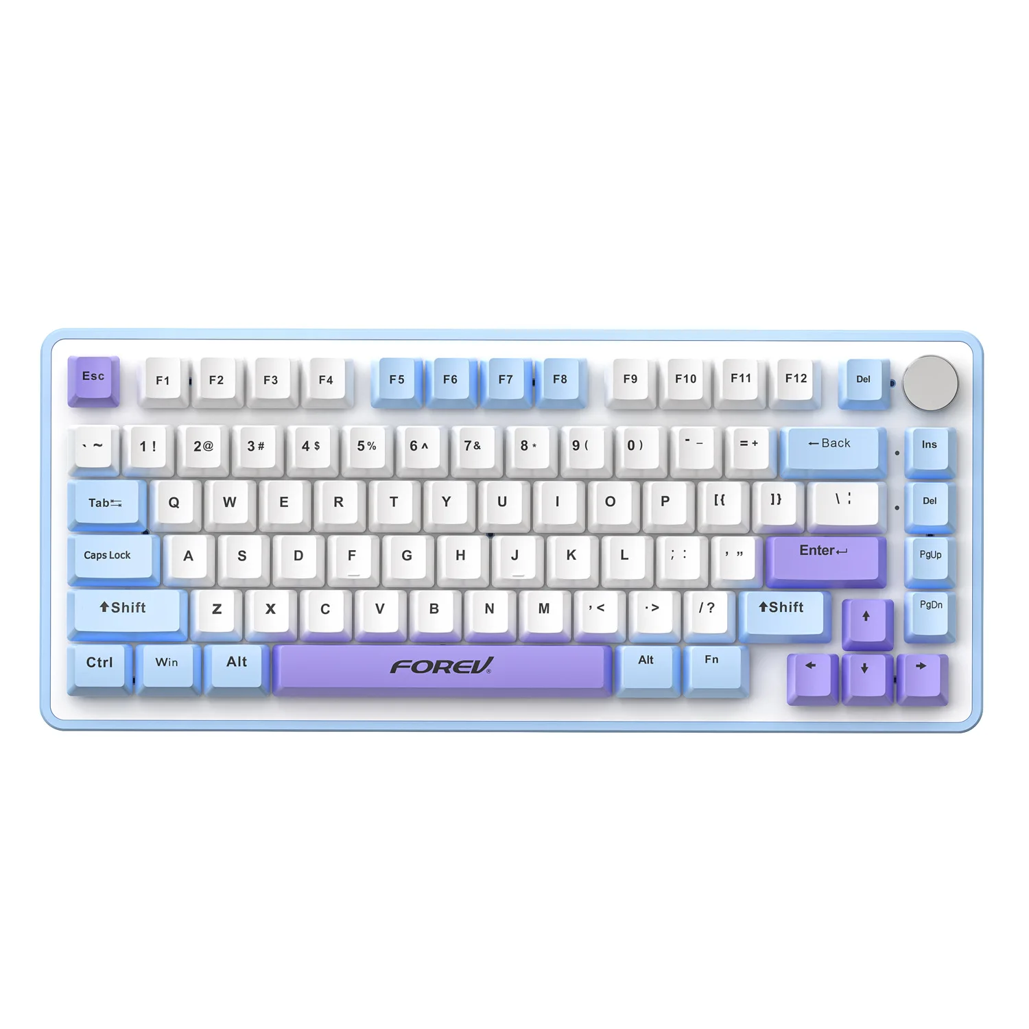 K82 wired gaming e-sports co-branded model Gasket three-mode mechanical keyboard high-value RGB knob mechanical keyboard