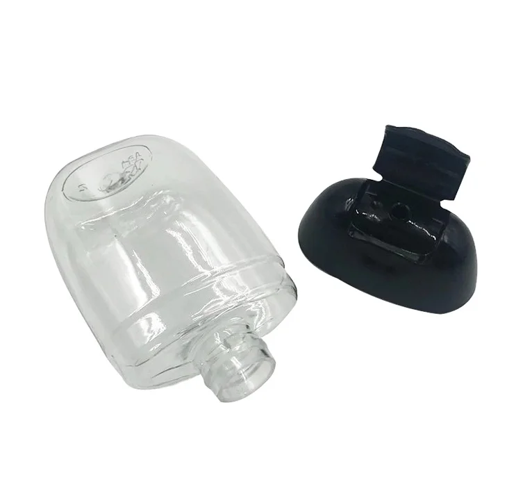 Private label Different Cap colors Small Size PETG PP Hand wash gel Bottle 30ML Flip Cap Gel empty Bottle