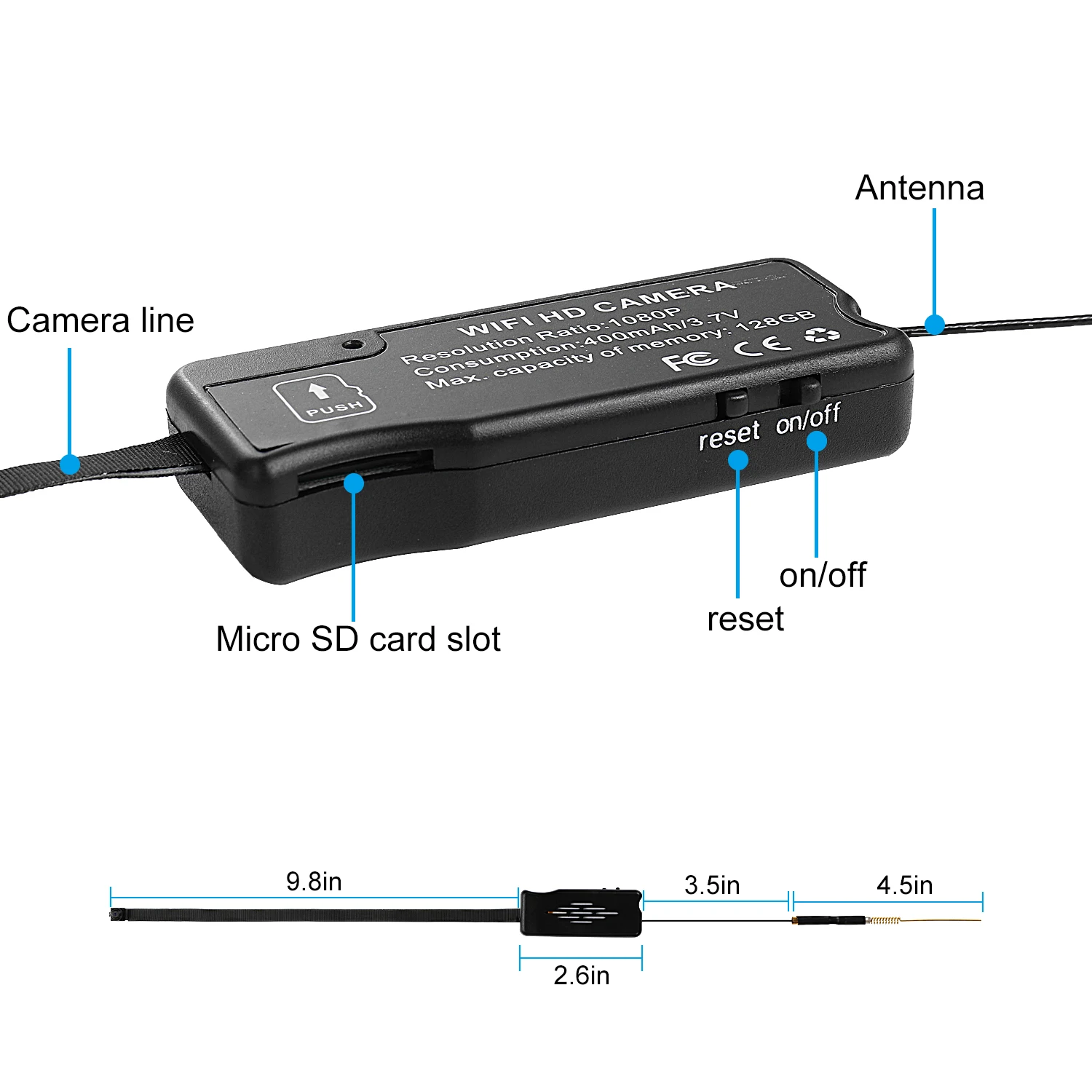 Беспроводная скрытая камера WiFi мини-камера HD 1080P DIY WIFI мини-камера для дома