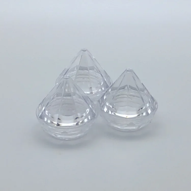 wholesale mini transparent flower heart diamonds shape box jewelry earring rings storage box