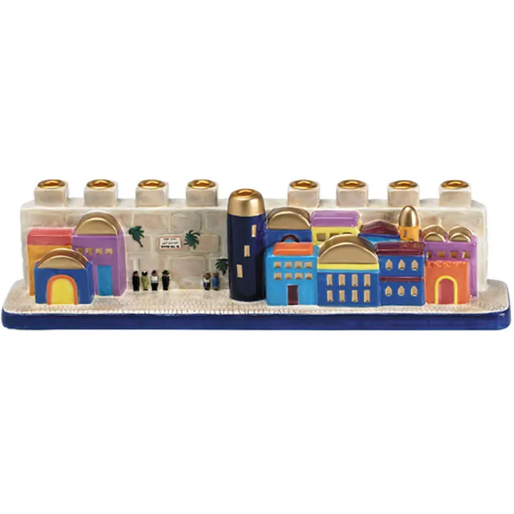 Уникальные керамические иудейские палочки для свечей chanukah