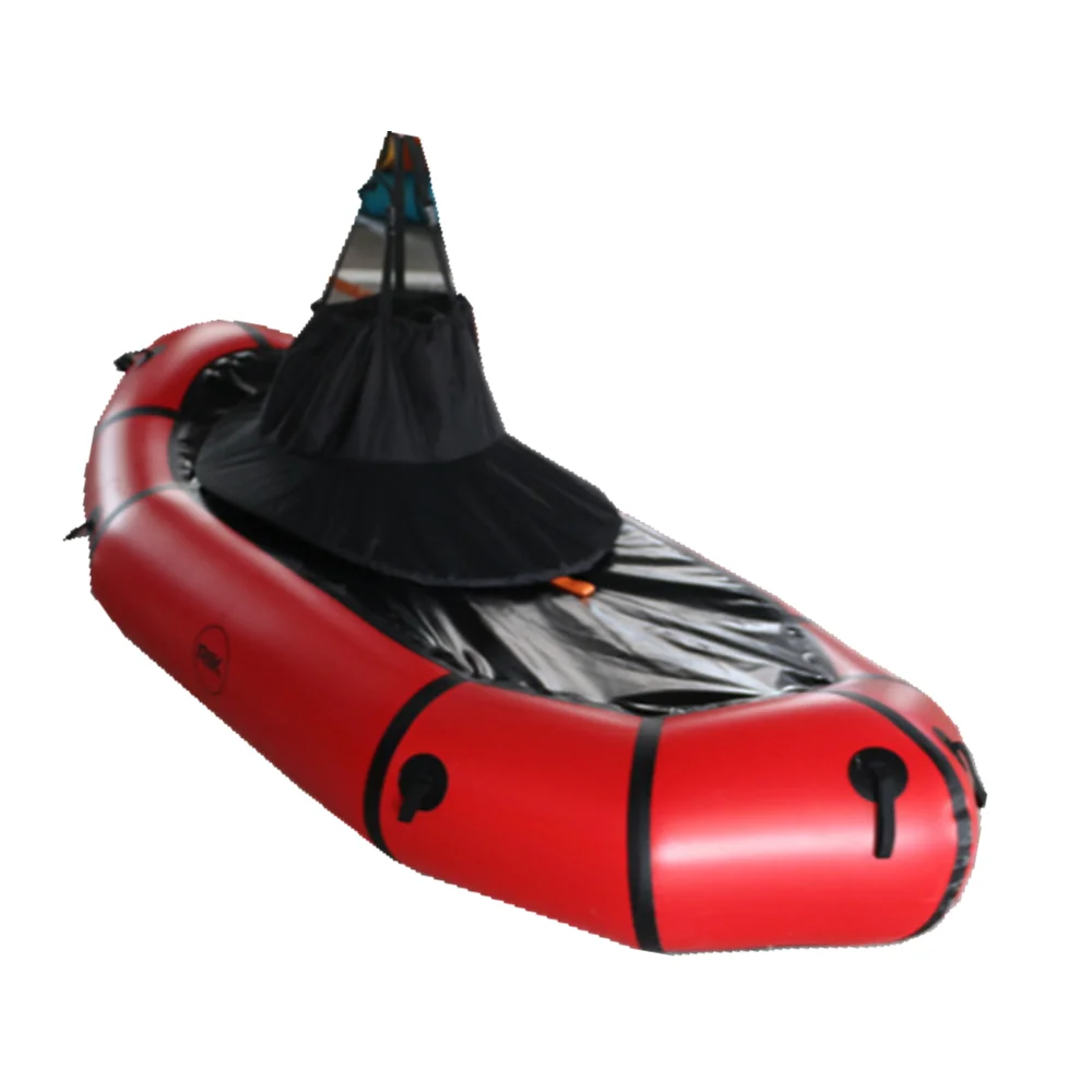 New waterproof skirt Inflatable Packraft Boat Kayak Raft Canoe single packraft for Sale