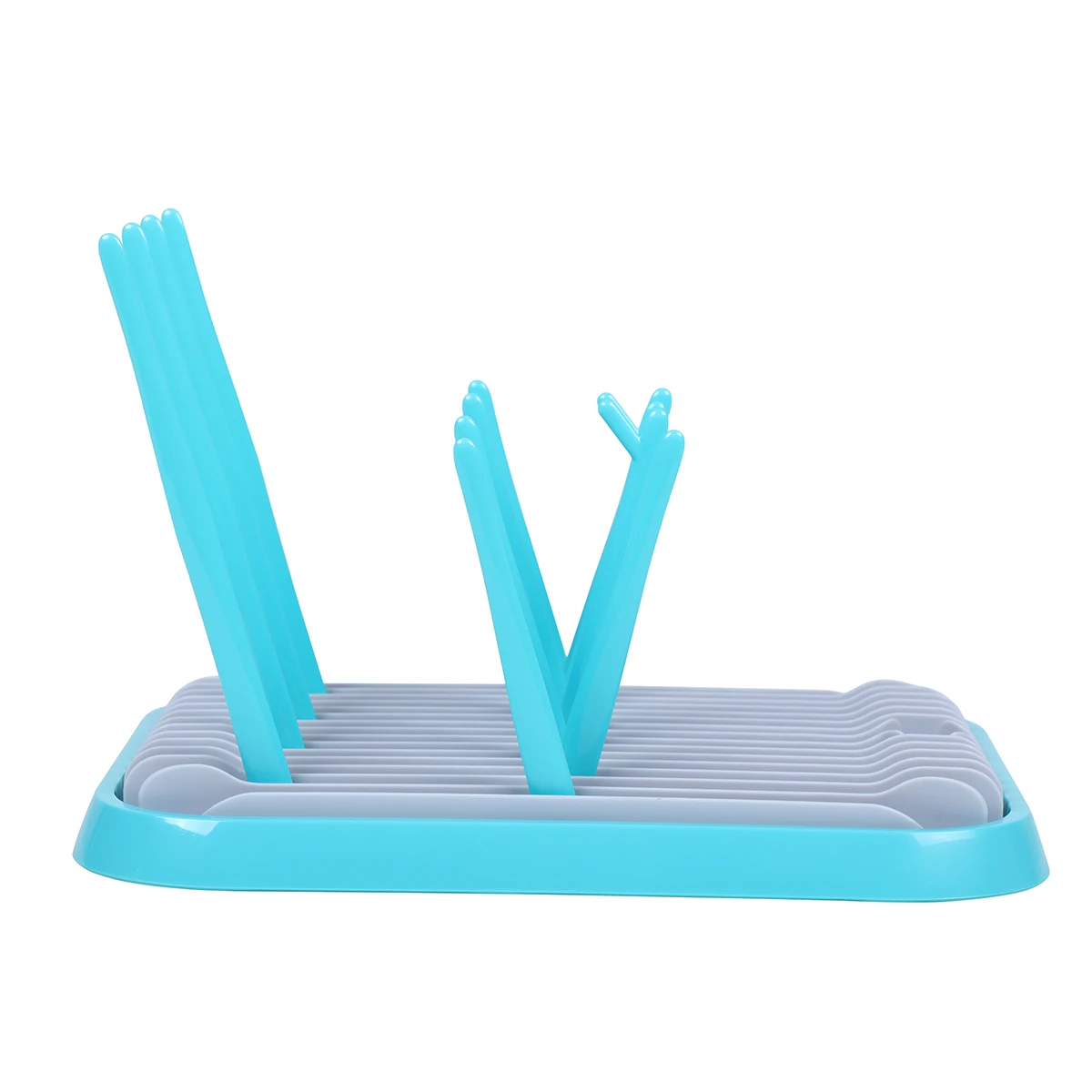 High Quality Eco Friendly Baby Bottle Drying Rack With Tray Foldable Baby Bottle Drying Rack
