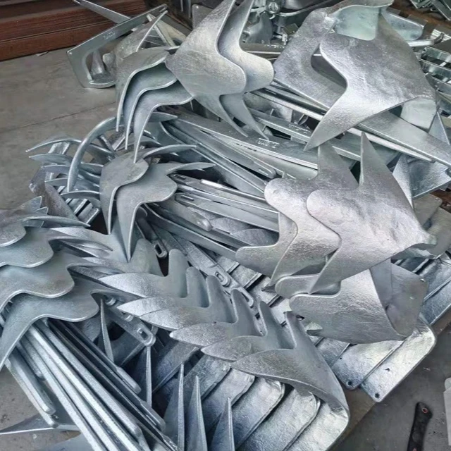 Top manufacturers Hot Dipped Galvanized polish boat bruce style taille anchor