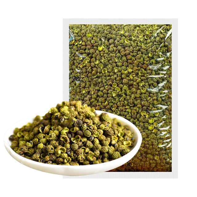 Sichuan green peppercorn Natural Raw Seasoning Spicy numbing Green Prickly ash peppercorns Single Spices Herbs
