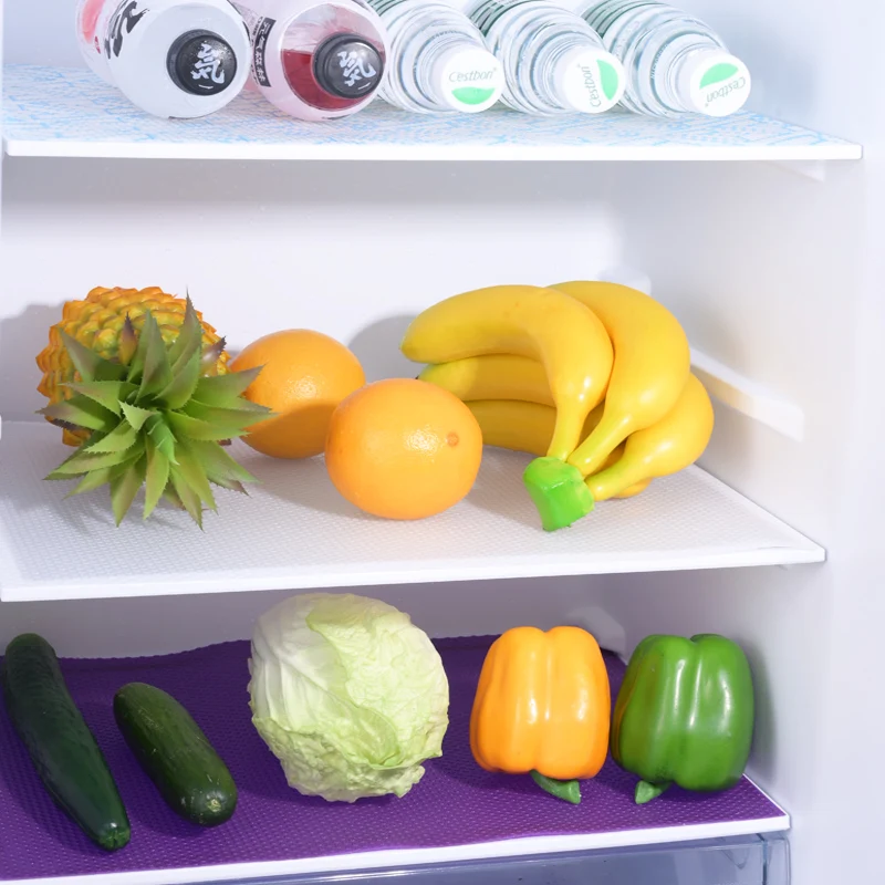 Customized use for refrigerator to anti bacteria moisture absorption mildew-proof can be cut EVA anti-bacterial fridge mat