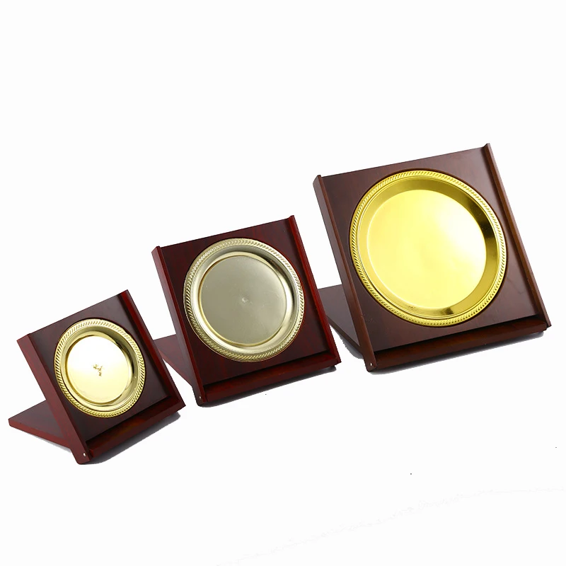 Fashion wooden Plaque and wooden medal display stand