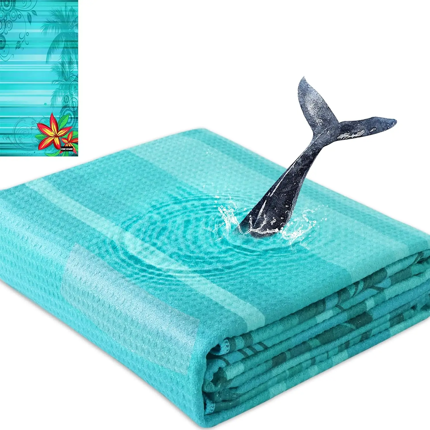 Wholesale waffle microfiber golf towel personalized logo quick dry sports towel with clip and beach towel