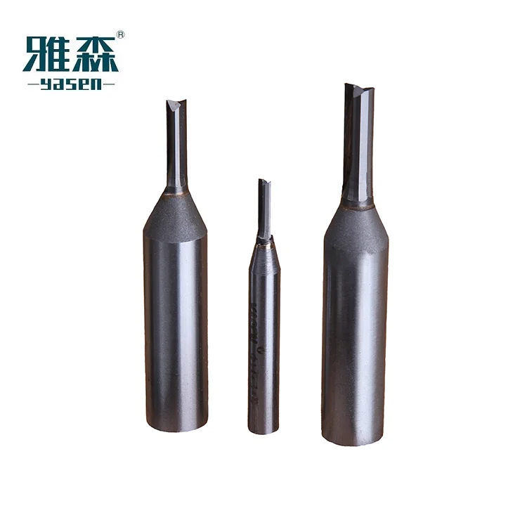 YASEN accessories high quality tungsten carbide TCT 2/3 flutes straight end mill
