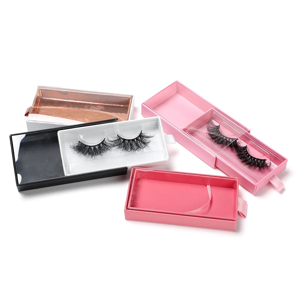 
wholesale eyelashes mink eyelashes vendor Fake Lashes Custom Eyelash Packaging Case Korean Pbt Fiber Eylash 