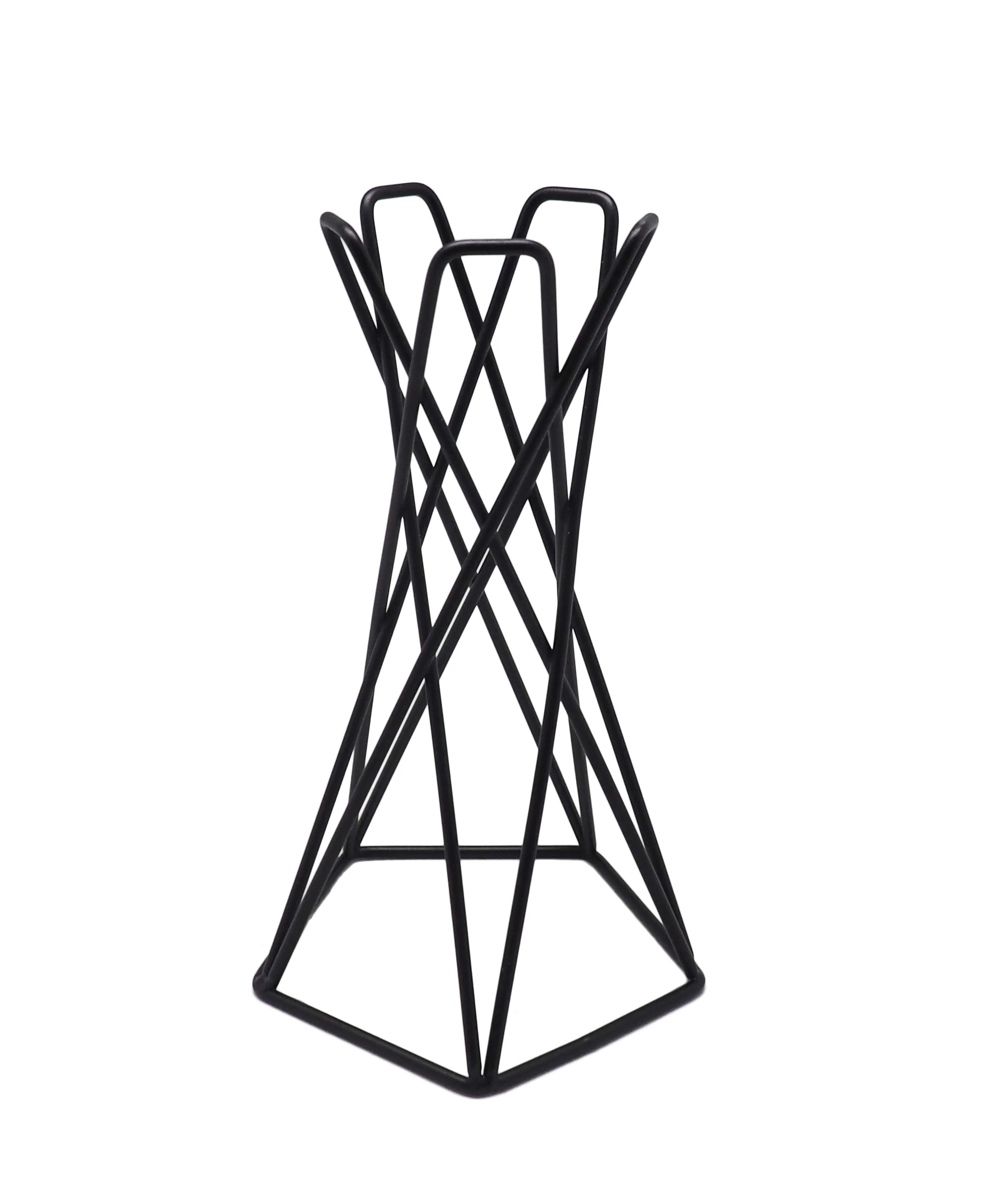 Hongxin new product  test tube flower vase gold or black for home decoration