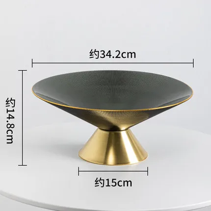 Стеклянная тарелка для конфет в виде тыквы оптовая продажа блюдо с кристаллами цветная полоска фруктами Хрустальная