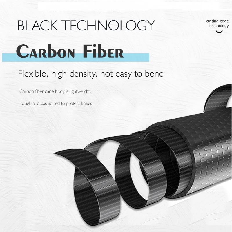 HOT! 2024 Adjustable Alpenstock Outdoor Equipment Carbon Fiber Alpenstock Climbing Walking Stick