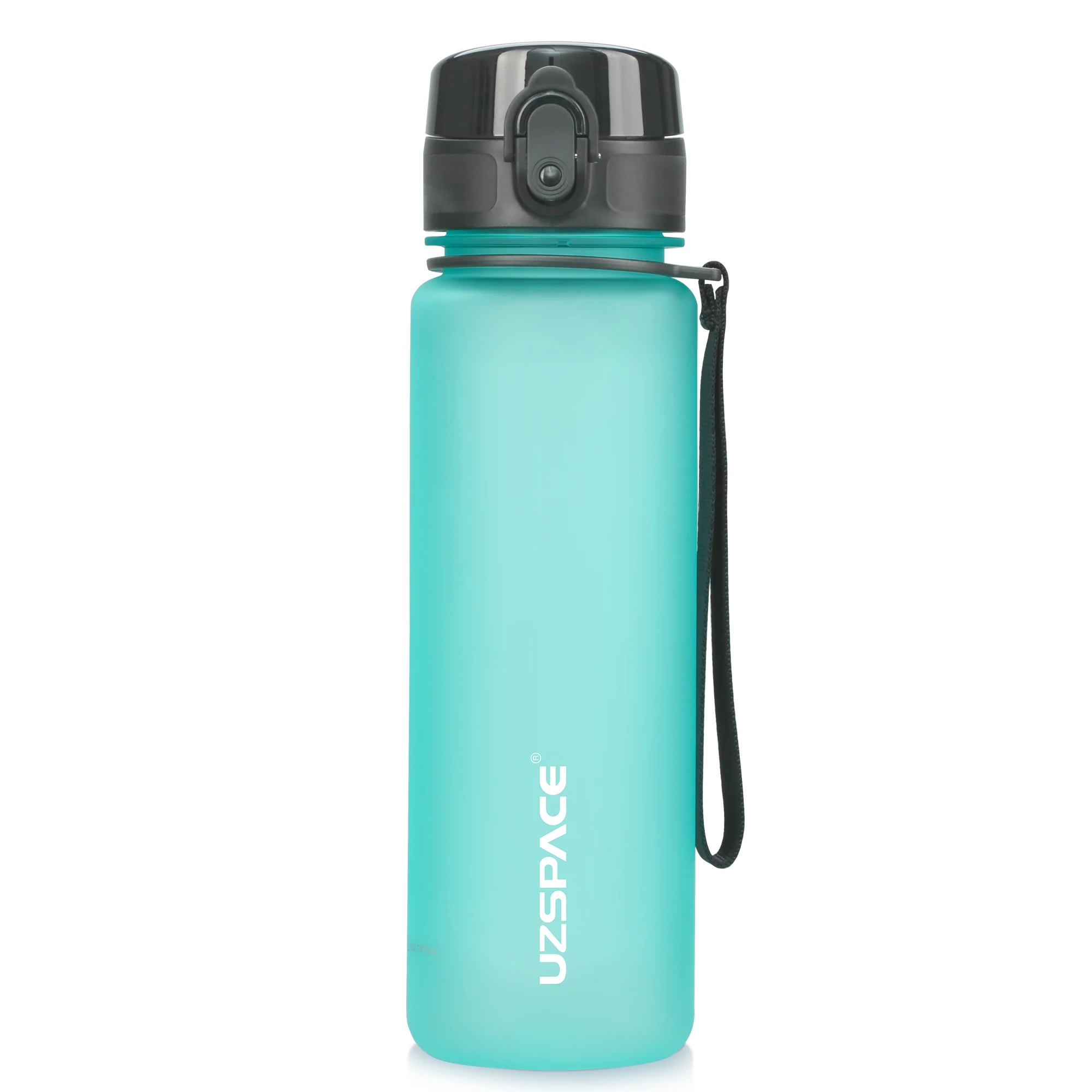 UZSPACE  hot selling 500ml Tritan Plastic Sports Water Bottle BPA free gym flask water bottles With Filter and customized logo