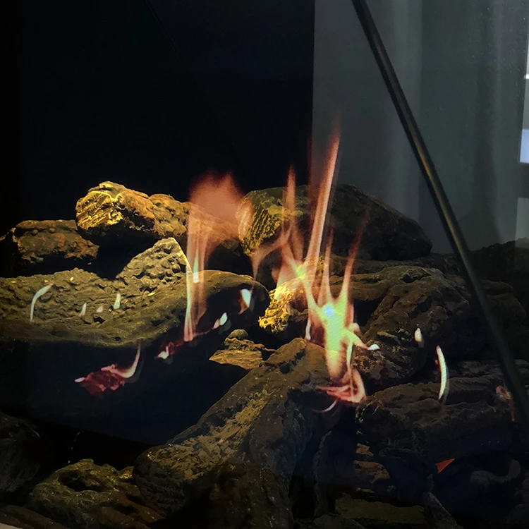  Decorative electric fireplace insert