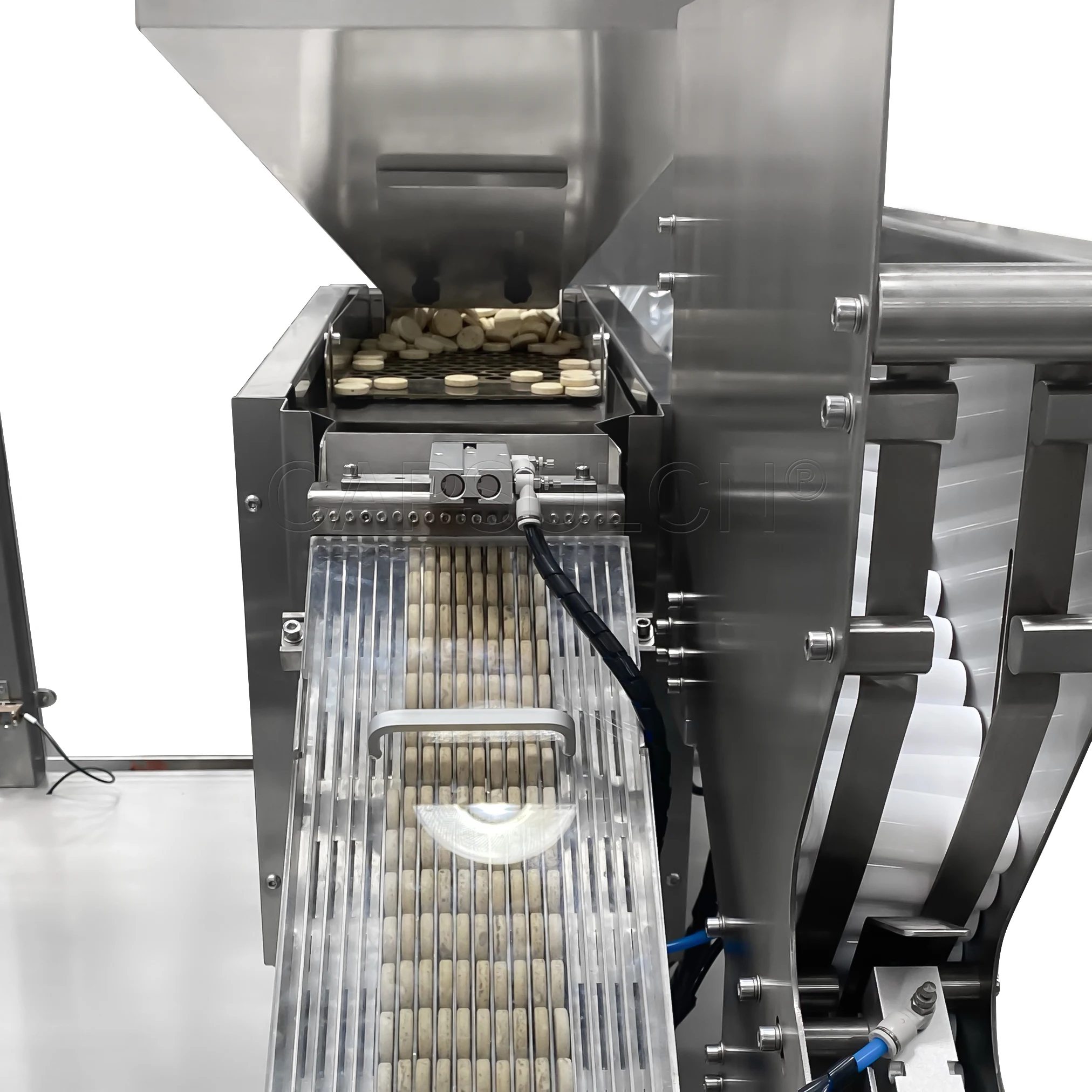 CED-40A High Speed Automatic Vitamin C Counting Filling Effervescent Tablet Tube Packaging Machine