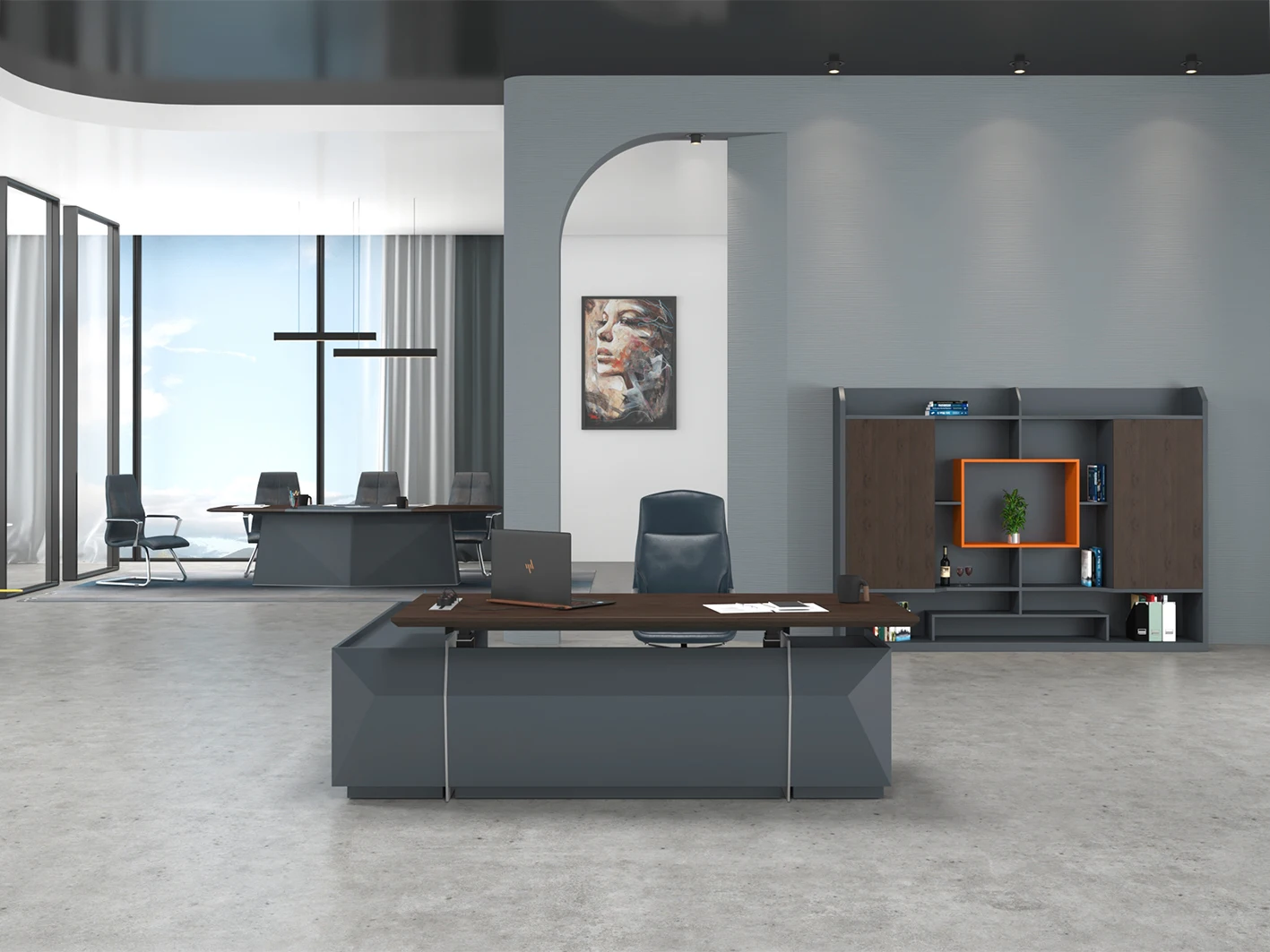 New Product Low Price Wholesale Luxury Unique Executive Desk Furniture Office Executive Desk