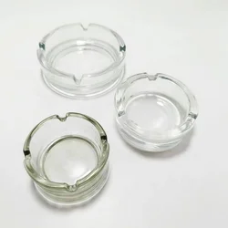Popular small car thickened anti-skid glass silicone shell ashtray