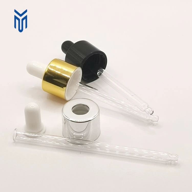 Wholesale 20mm Glass Pipette Dropper uv Medicine Dropper For Cosmetic Dropper Bottle