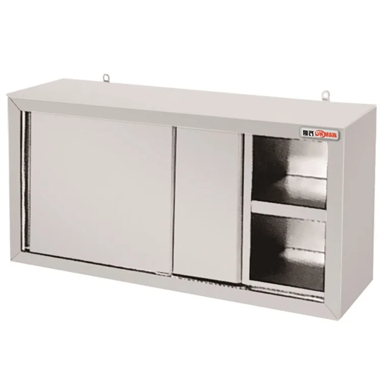 Настенный кухонный шкаф из нержавеющей стали
