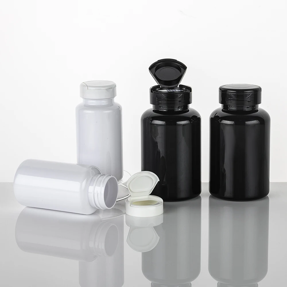 Пластиковая бутылка с откидной крышкой, 150 куб. См, 300 куб. См