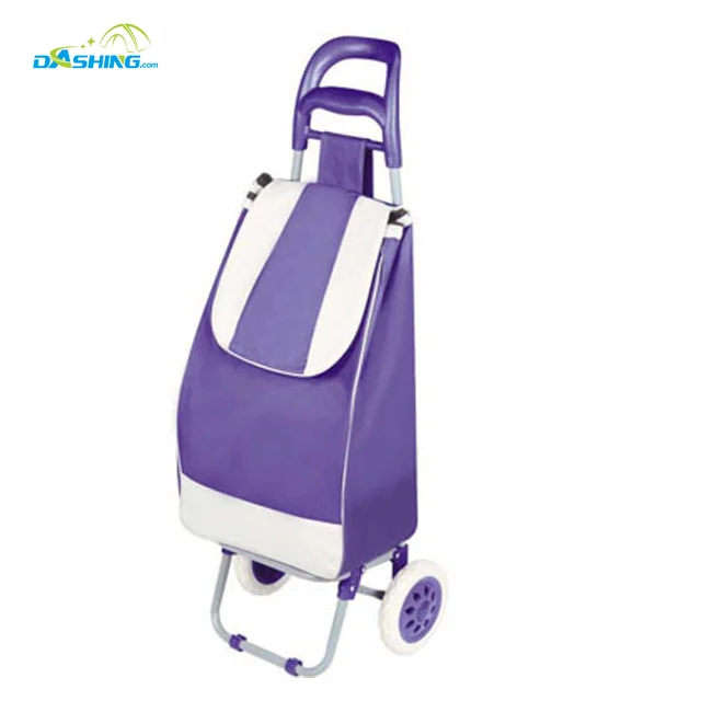 Factory Wholesale Supermarket Foldable Shopping Cart Folding Garden heavy-duty Trolley Bag
