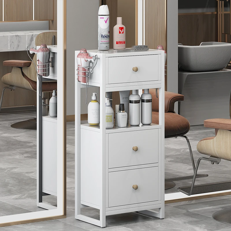 Hair Salon Equipment Furniture Make-up Hair Dressing Shop Salon Trolley Cabinet white gold trolley for beauty machine
