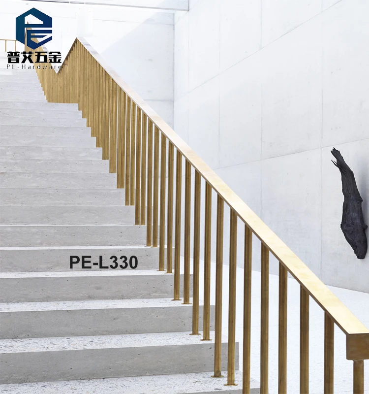 Straight modular steel staircase