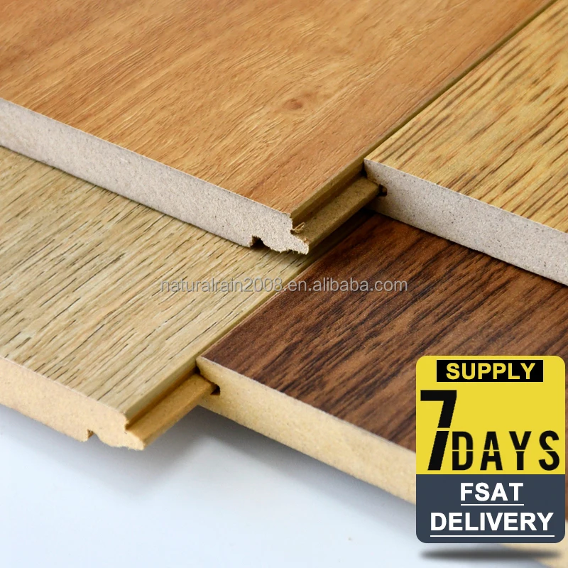 Factory Direct Waterproof 12Mm Elesgo Wood Parker Mahoany Flooring Mahogany Saw Cutting Uniline Laminate Flooring