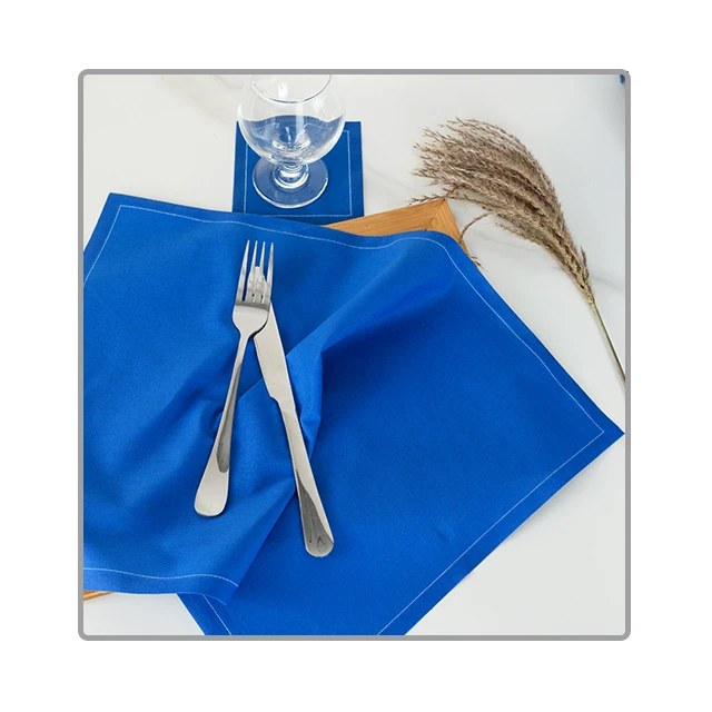 Inexpensive Large Dining Table Soft Decorative Cloth Napkins