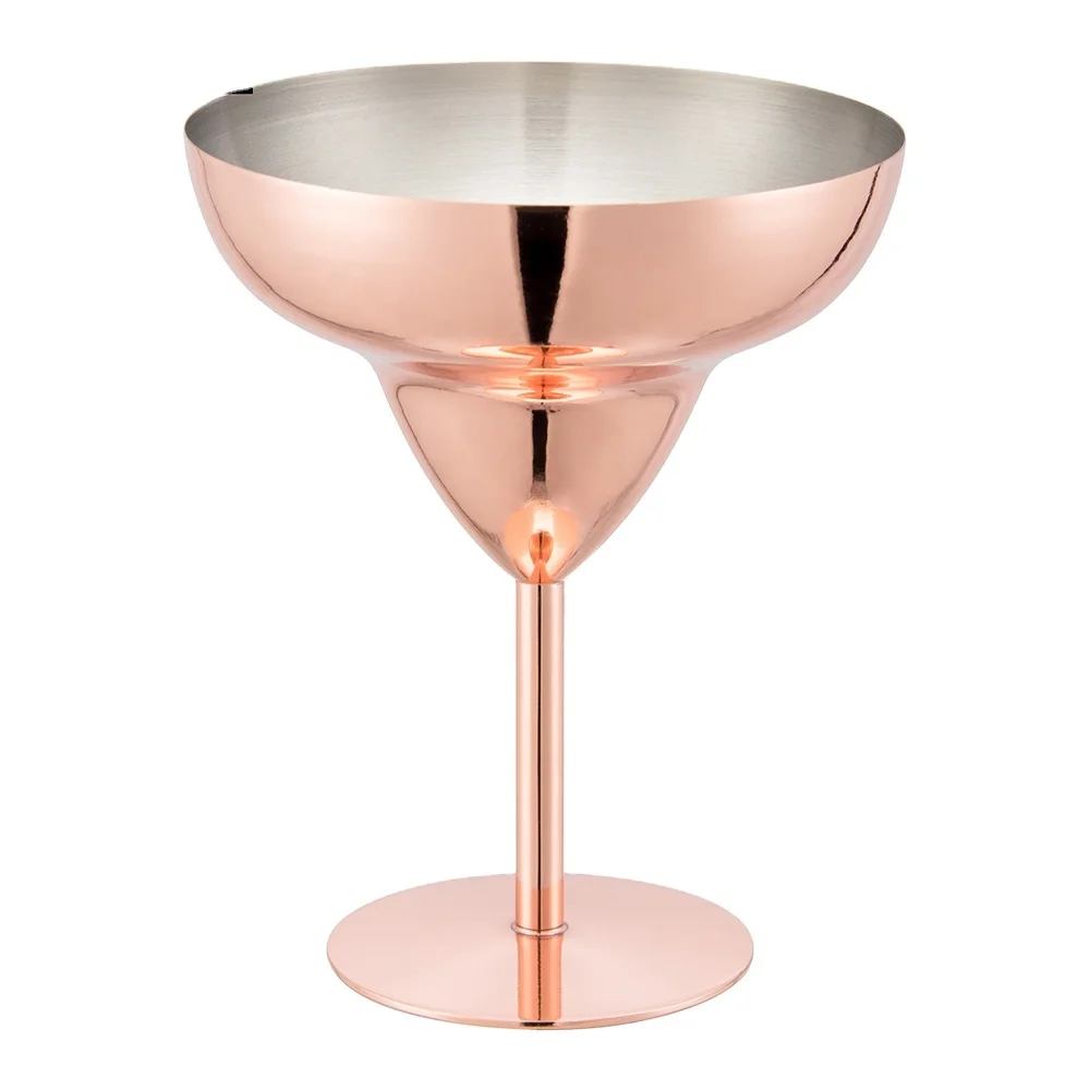 EFINE Stainless Steel Party Cups Hot Amazon Copper Martini Cup Cocktail Goblet Wine Margarita Glass