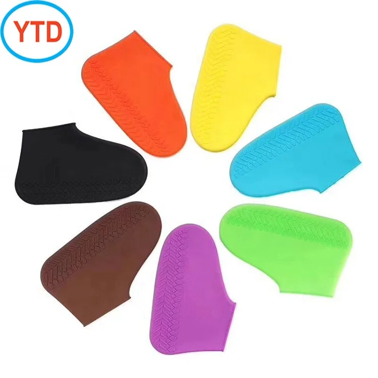 Portable Thick Disposable Anti-Slip Outdoor Shoe Rack Waterproof Rain Shoe Protectors Covers Boots