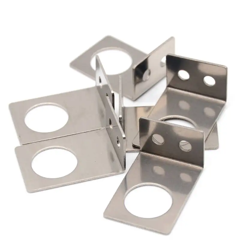 L-Bracket Stainless Steel Hole Mount Mirror L Bracket Mobile Antennas L Brackets