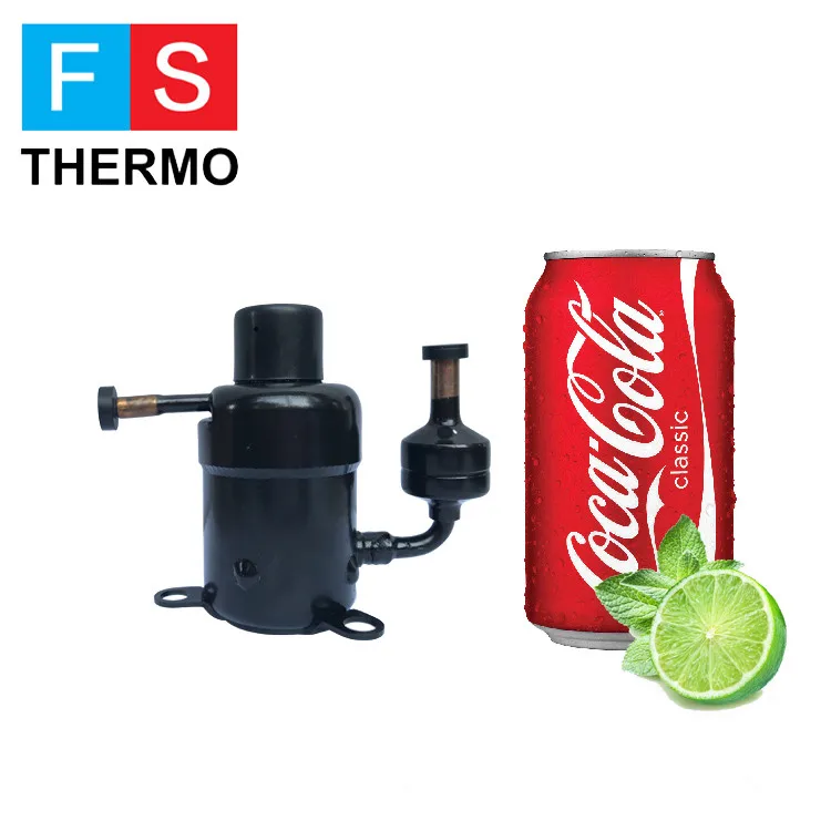 R134a 12v 24v dc inverter miniature rotary compressor