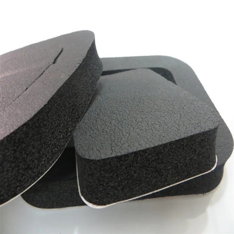 Sound Insulation Die Cut nbr Rubber Sponge Gasket Foam Cutting Neoprene Foot Cushion Closed Cell Foam cr sbr pvc Pad Sheets