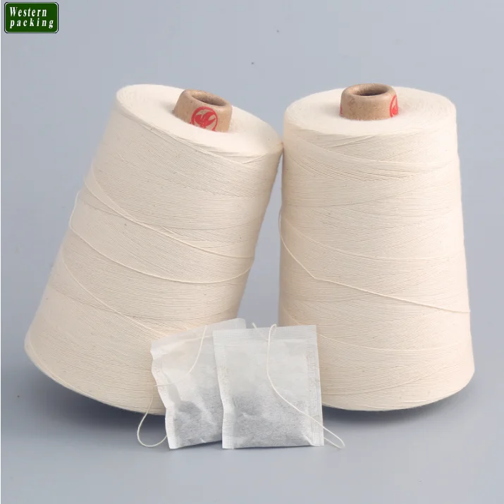 Hot sale 100% cotton thread tea bag thread
