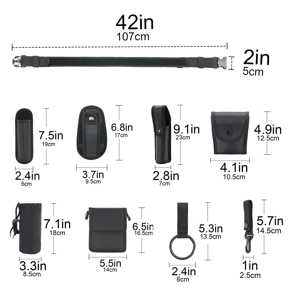 Modular Equipment System Security Guard Tactical Duty Utility Versatile Battle Work Hunting Belt