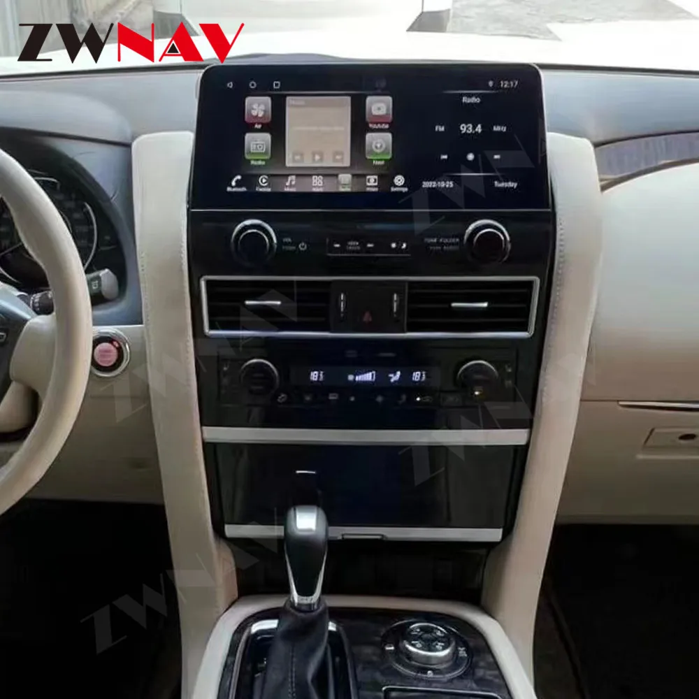 ZWNAV 13.3 Inch Carplay For Infiniti QX80 2010-2020 Car GPS Navigation Multimedia Display Screen Player Car Stereo Head Unit