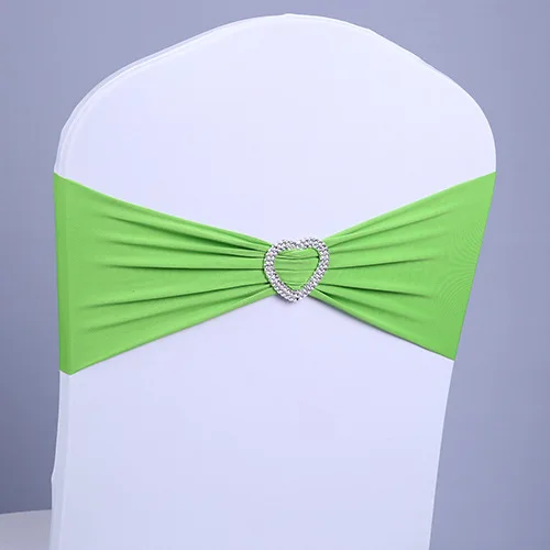 Spandex Chair Bands With Buckle Slider For Wedding Decorations Wholesale Chair Sashes Bow Not a chair cover